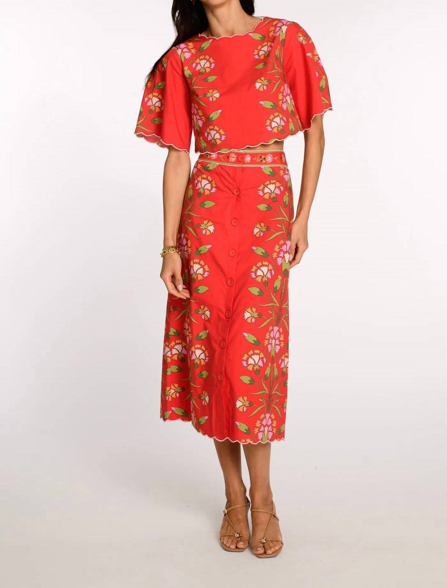 Elizabeth James The Label - Paloma Round Neck Top