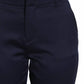 Alice + Olivia - Wool Blend Mid Rise Ankle Crop Slits Pants