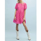 Wishlist - Textured Short Babydoll Dress