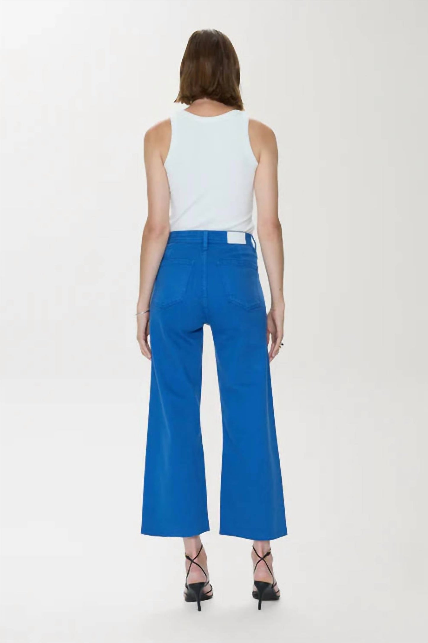 Pistola - Women's Penny High Rise Wide Leg Crop Jean