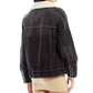 Free People - Ariel Cozy Denim Bomber Jacket