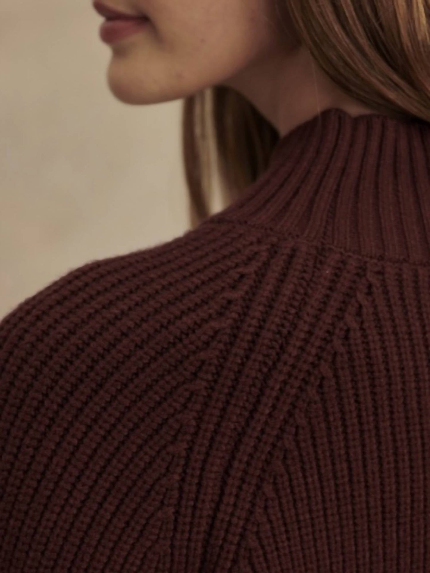 Varley - Martina High Neck Rib Knit Sweater