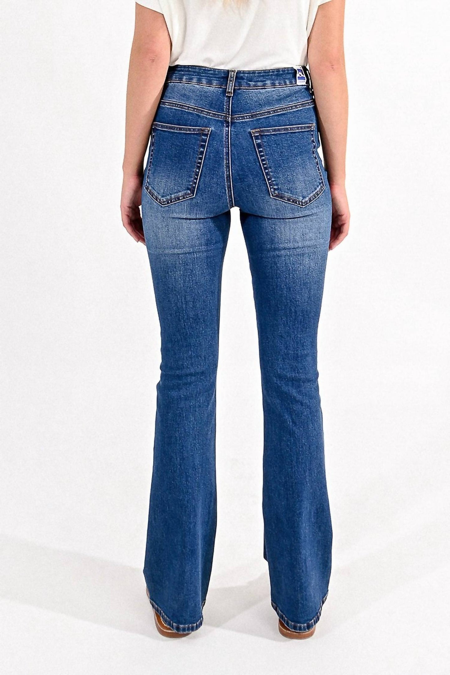 Molly Bracken - Mid Rise Boot Cut Jeans