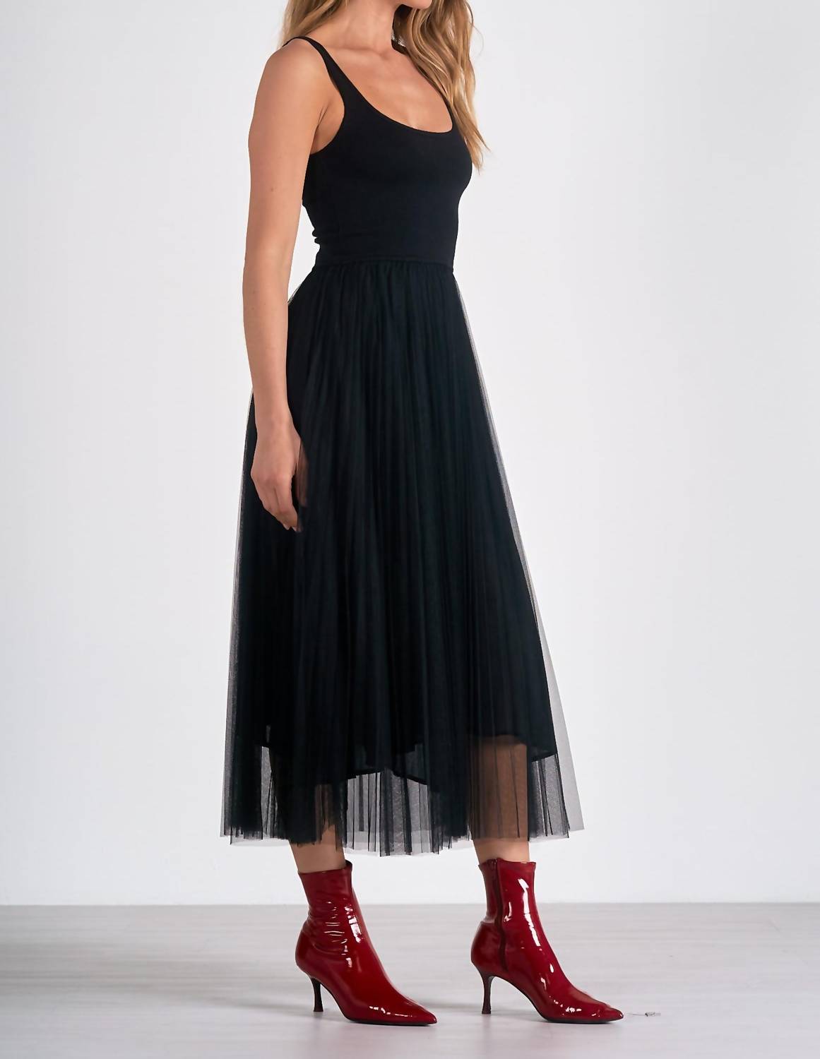 Elan - Mixed Media Dress