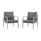 Modern Lounge Chair With Rope Accents And Cushions