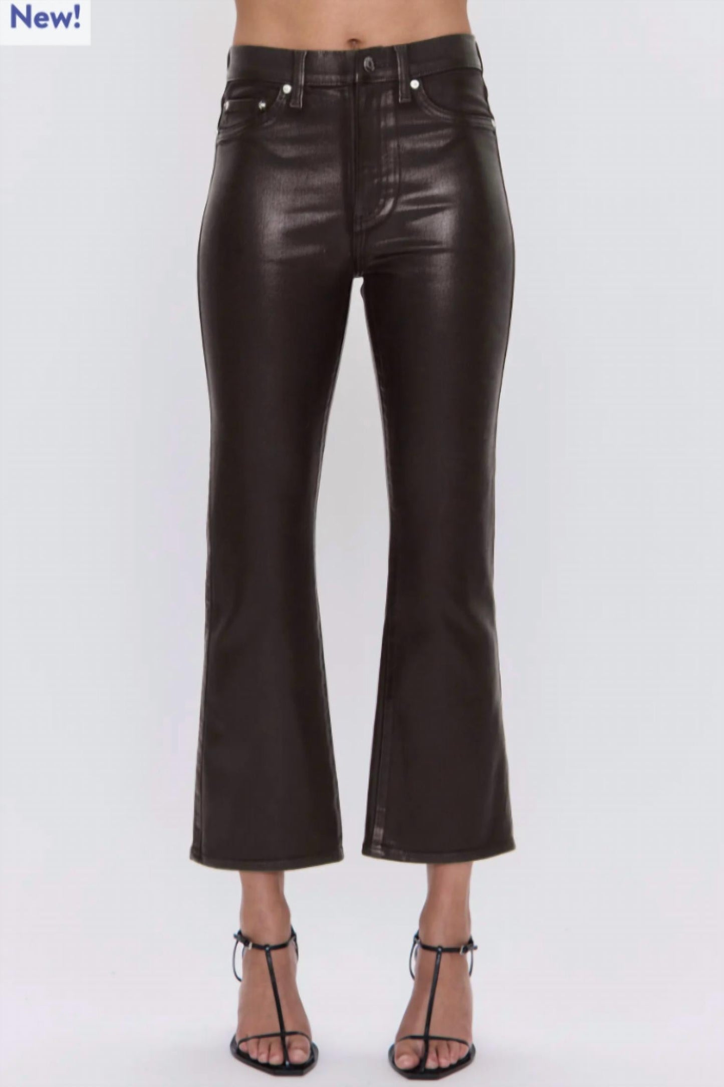Pistola - Lennon Coated Ankle Flare Jeans