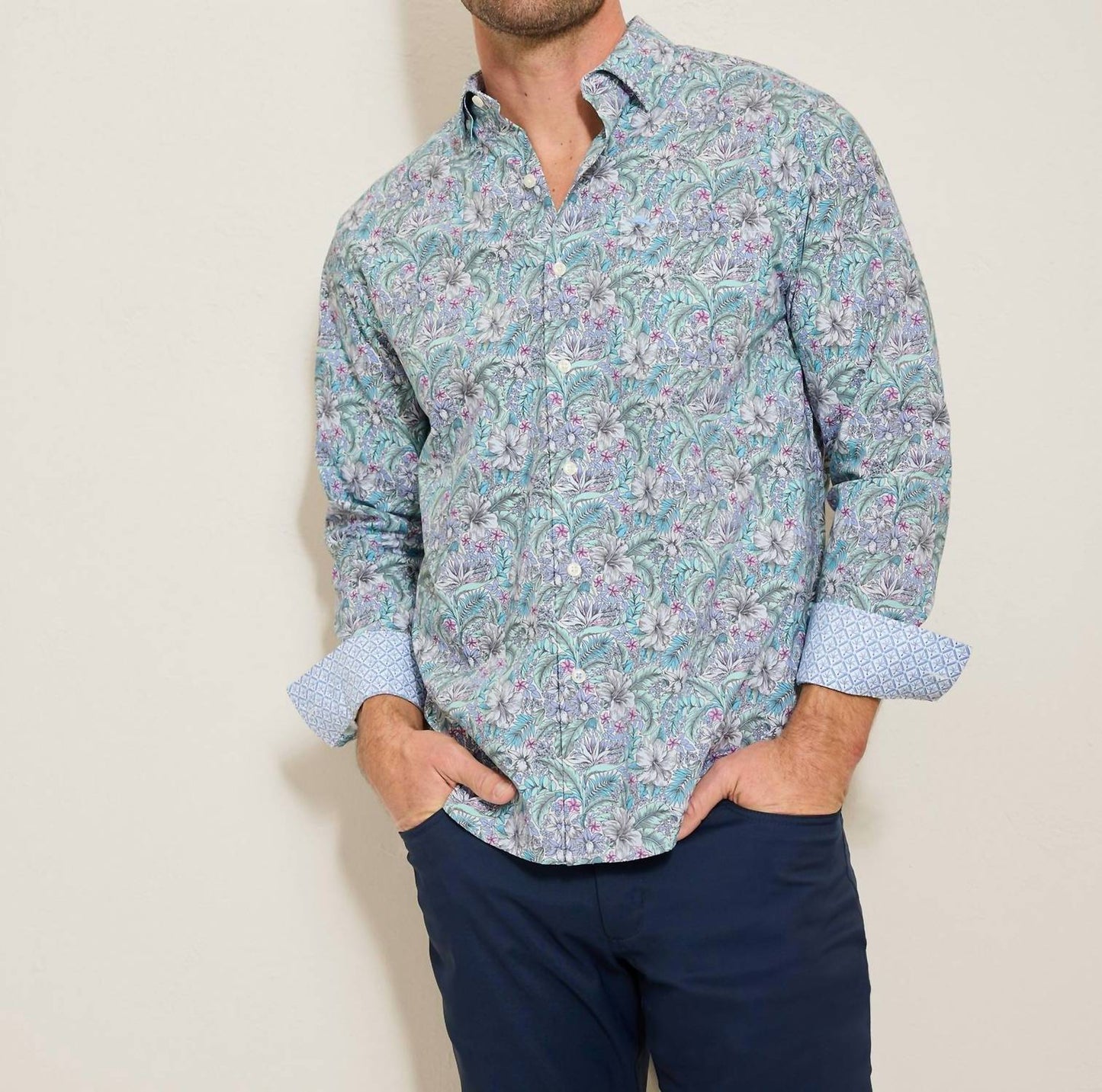 Tommy Bahama - Sarasota Stretch Azul Gardens Shirt