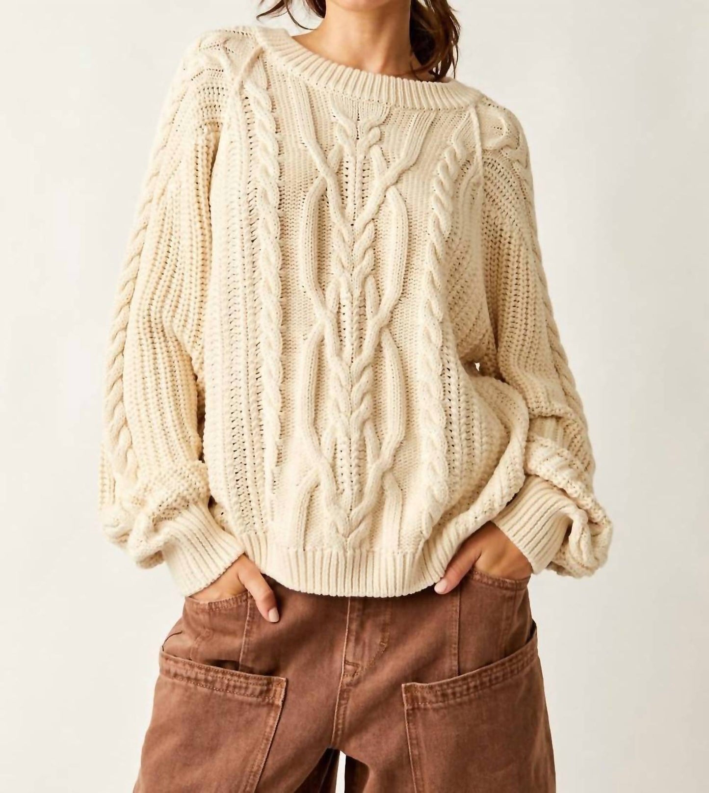 Free People - Frankie Cable Sweater