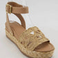 Ccocci - Women's Raffia Quarts Platform Sandals