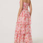 Astr - Vonnessa Pleated Floral Maxi Dress