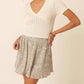 Promesa - Keep It Simple Scalloped Pointelle Crop Top