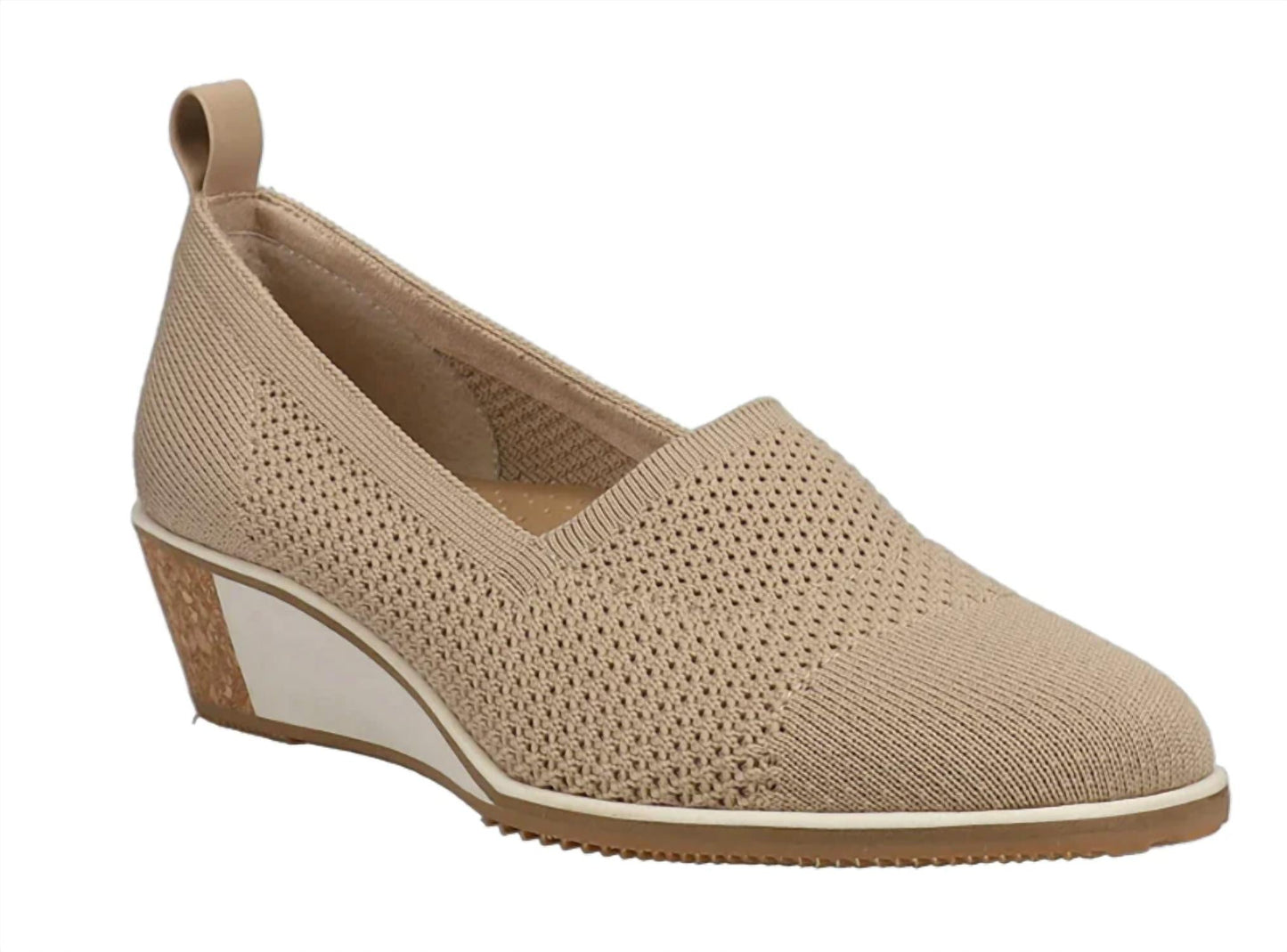 Vaneli - Women's Galen Ecru Wedge