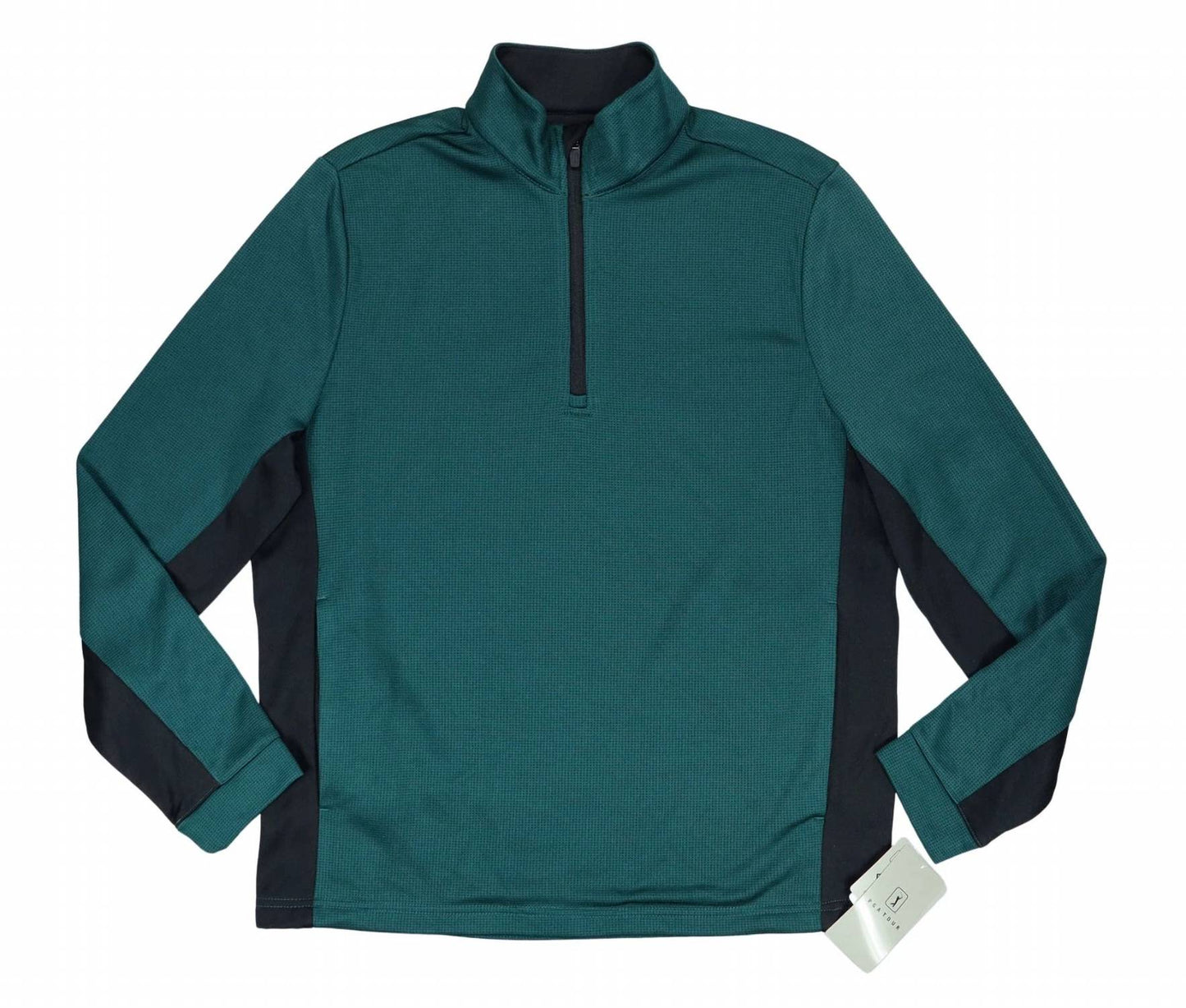 Pga Tour - Men's Golf Thermal Stretch 1/4 Zip Pullover Jacket