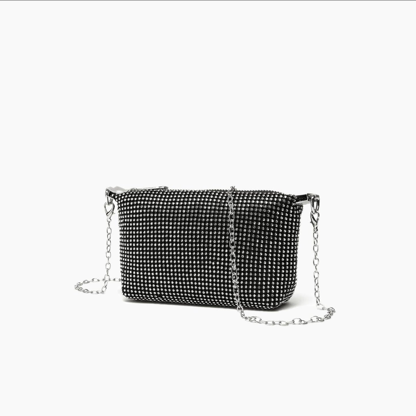 Like Dreams - Women's Remy Rhinestone Evening Clutch Bag