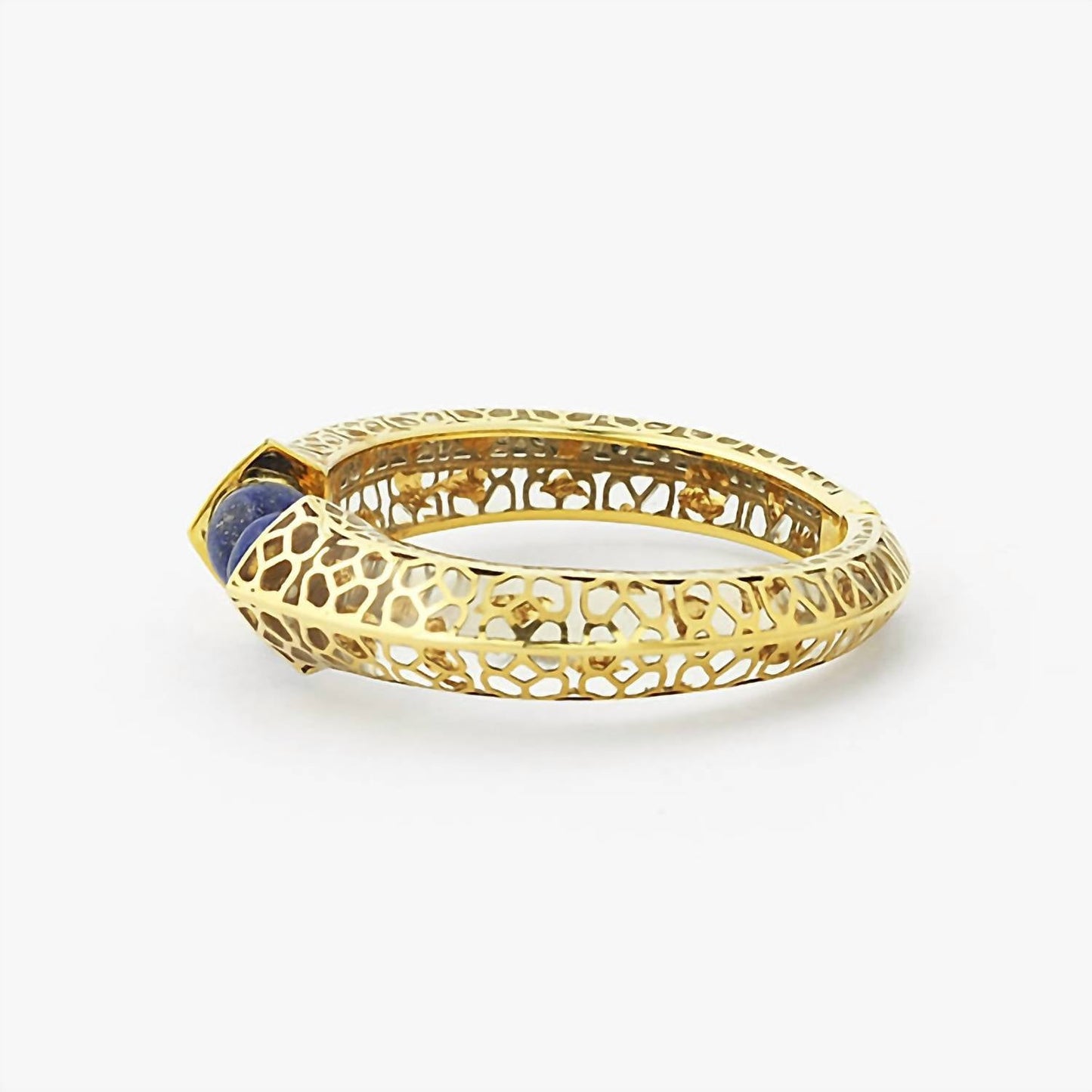 Avenue Chic - Women's Temple Muse Oval Hinge Bangle