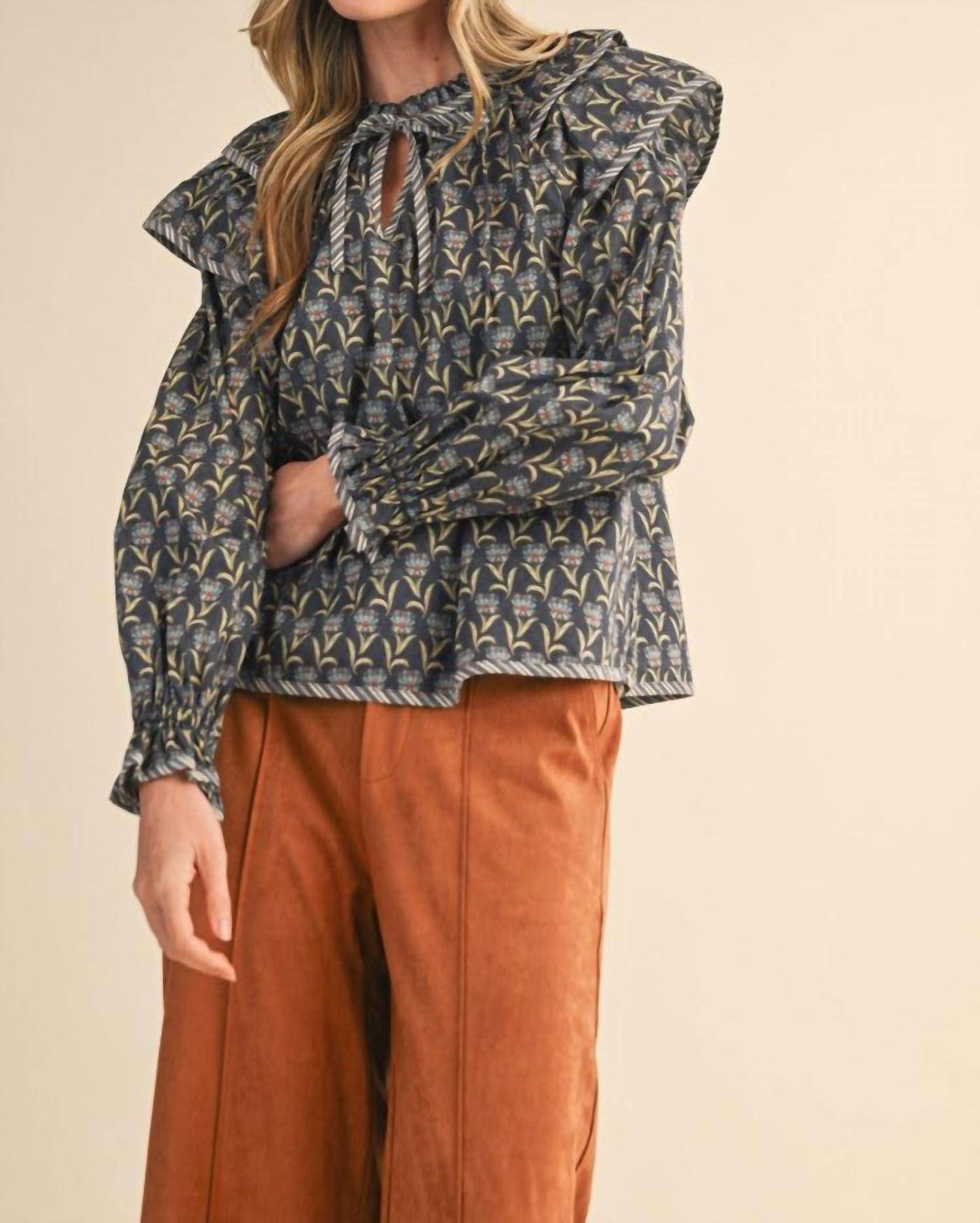 &Merci - Steady My Heart Floral Top