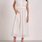 Elan - Midi Short Sleeve Tie Waist Dress