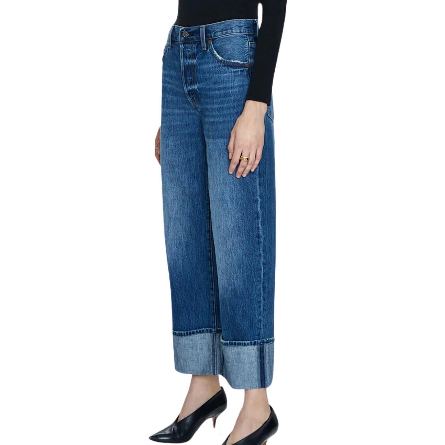 Pistola - Ryder High Rise Cuffed Jean