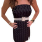B.Right - Strapless Woven Prom Dress