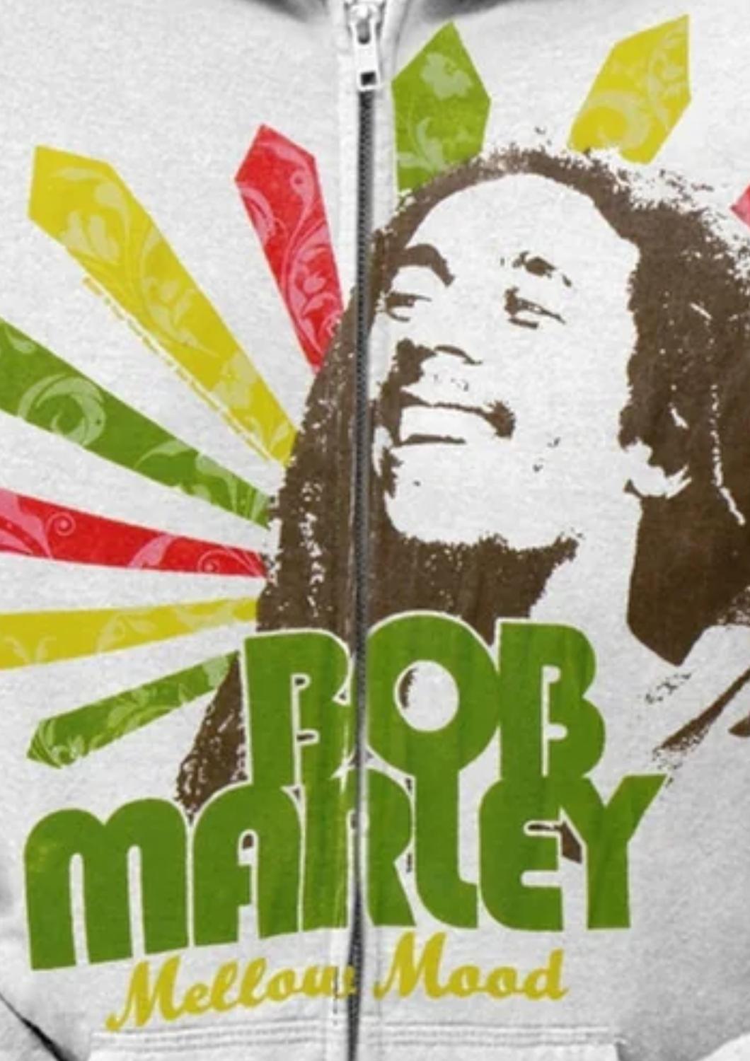 Bob Marley - Teen's Mellow Mood Zip Hoodie