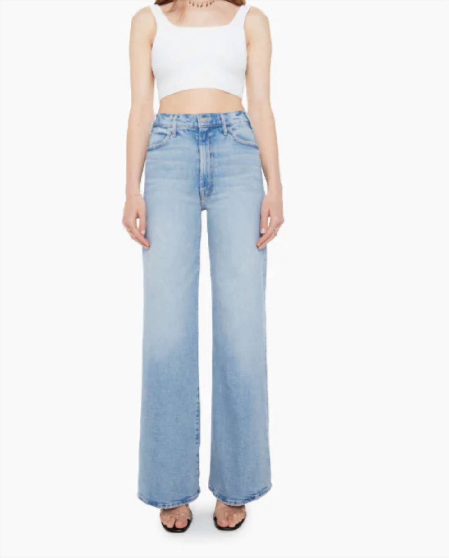 Mother - Hustler Roller Sneak Wide Leg Jeans