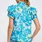 2 Hearts Apparel - Ruffled Neckline Top