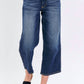 Judy Blue - Tummy Control Crop Wide Leg Jeans