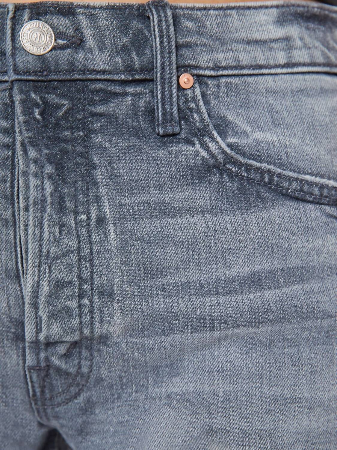 Mother - Skipper Short N Long Fray Denim Shorts