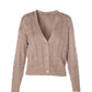 Alashan Cashmere - Women's Cotton Cashmere Diamond Bobble Cardigan