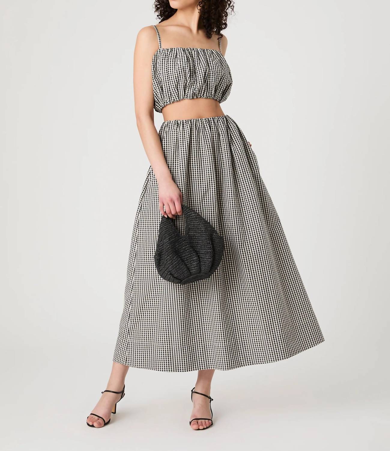 French Connection - Gingham Crop Top