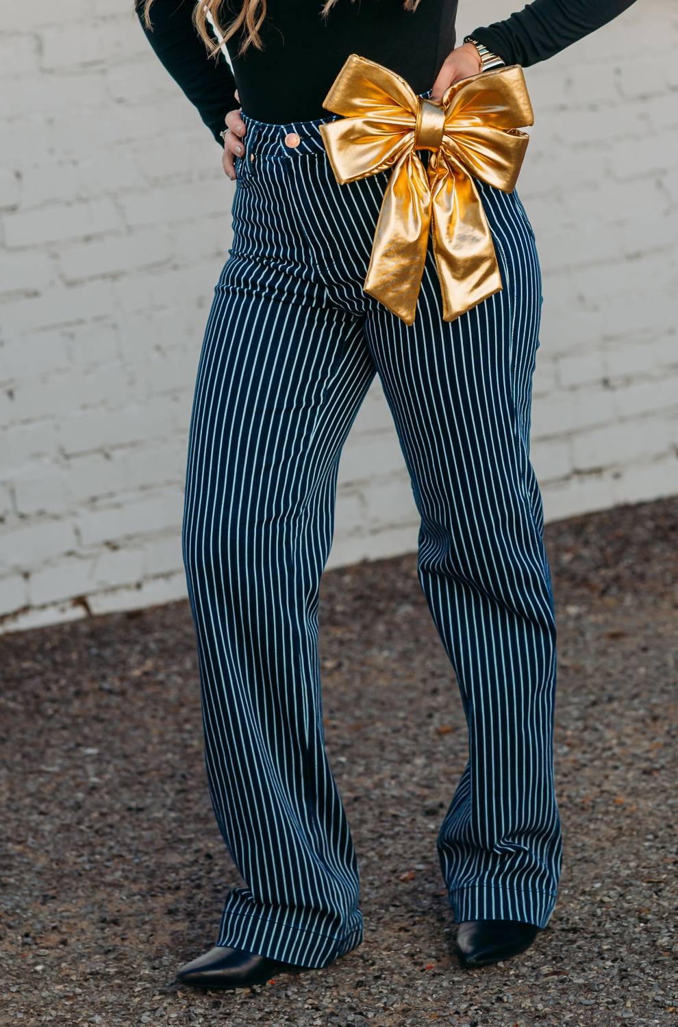 Judy Blue - High Waist Striped Jeans
