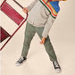 Tea Collection - Striped Traveler Zip Sweater