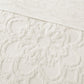 Tufted Cotton Chenille Medallion Fringe Coverlet Mini Set - Off-White
