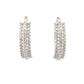 1.02ct Diamond Hoop Earrings 10KT White Gold