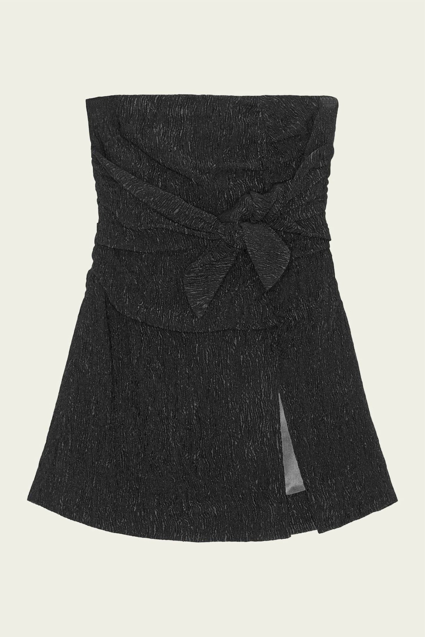 Ganni - Viscose Stretch Crepe Strapless Top