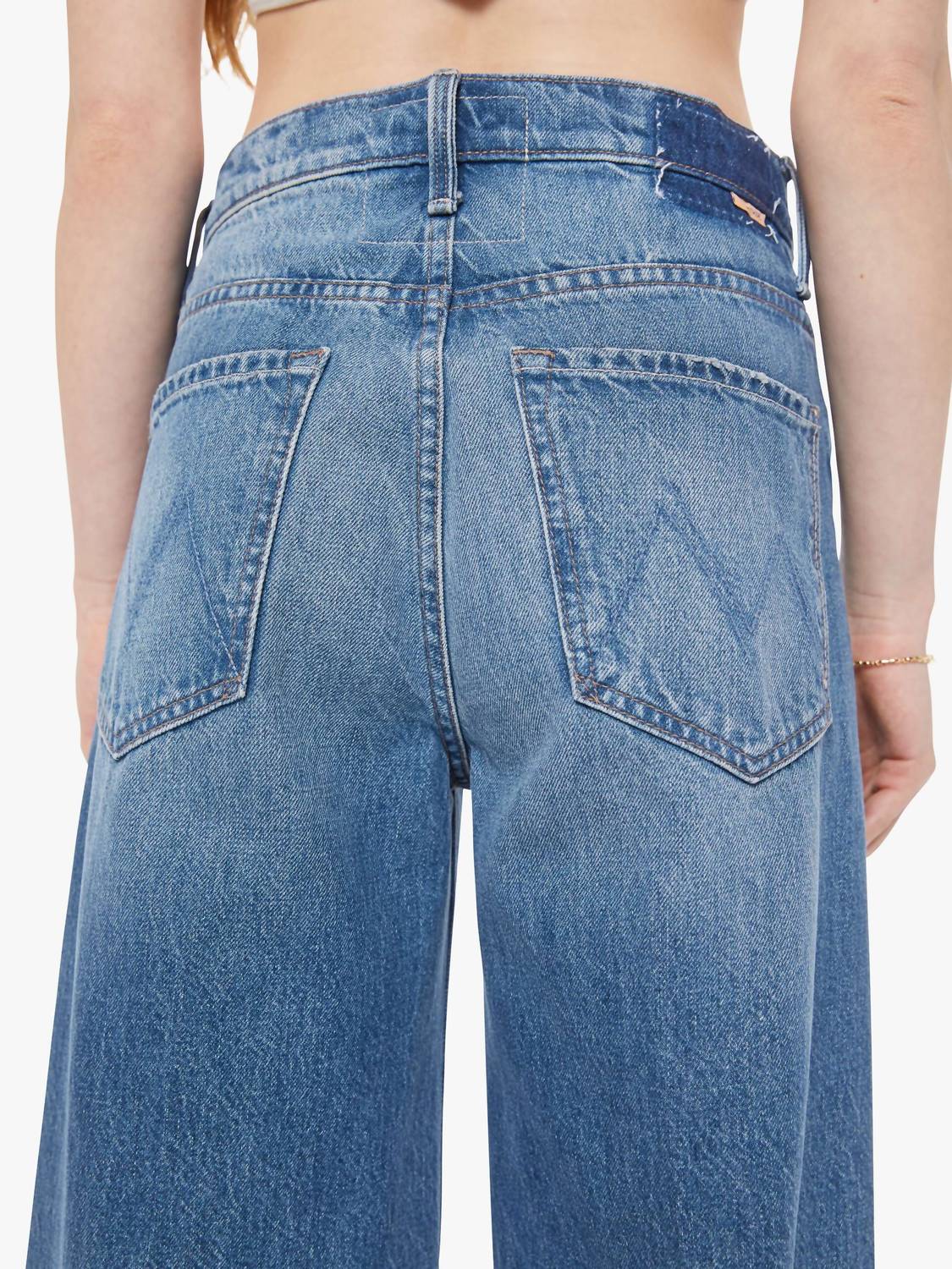 Mother - Ditcher Roller Zip Sneak Jeans