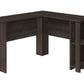 L-Shaped Corner Computer Desk with Storage Shelves