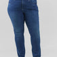 Nydj - Plus - Marilyn High Rise Straight Leg With Frayed Hem
