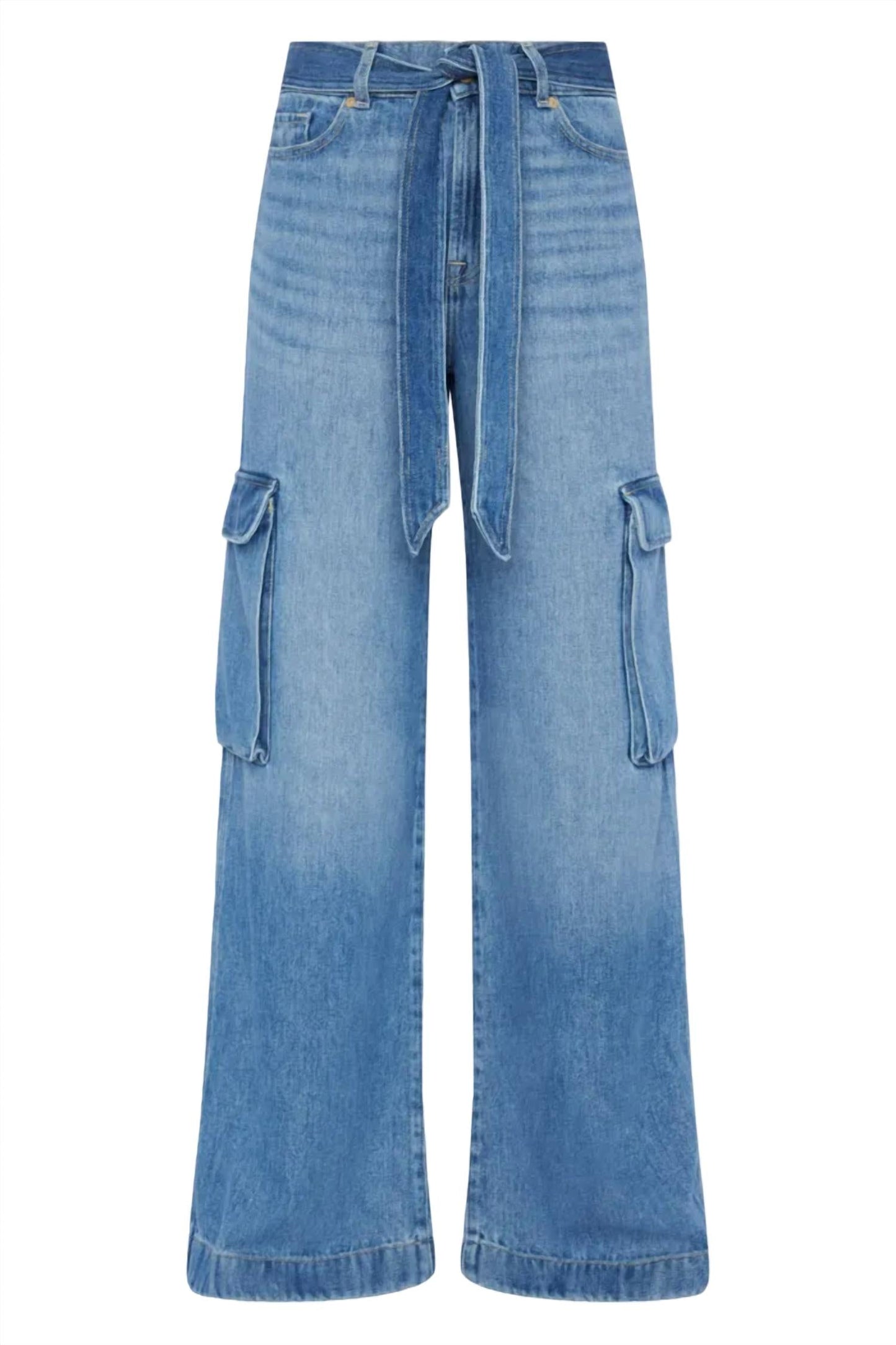 7 For All Mankind - Dream Cargo Palazzo Denim Jeans