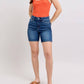 Judy Blue - High Waist Bermuda Back Flap Denim Short