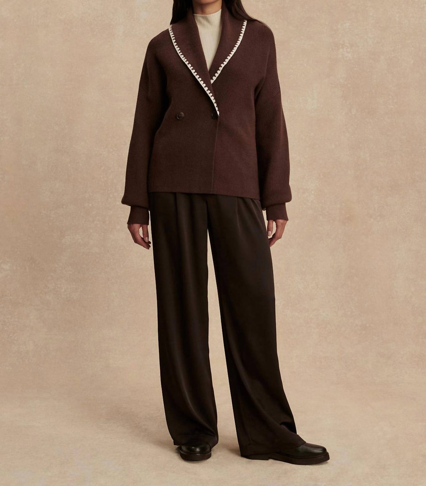 Varley - Totley Shawl Collar Knit Jacket