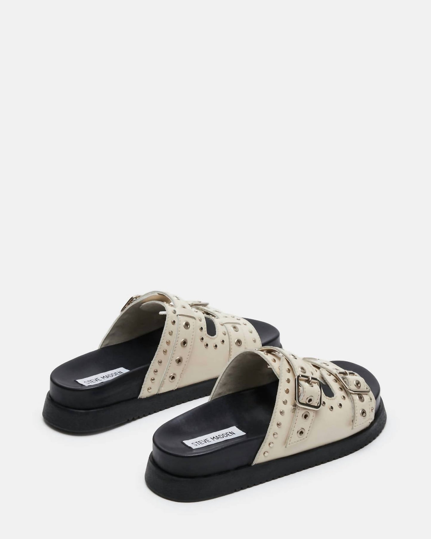 Steve Madden - Women's Malek Grommets Leather Sandals