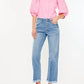 Kancan - High Rise Straight Leg Button Fly Jean