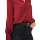 Vince Camuto Button-Up Shirt, Size Large in Earth Red