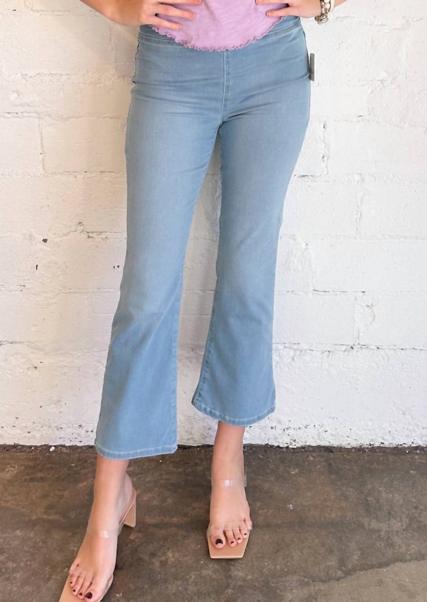 Free People - In My Feelings Cropped Slim Flare Jean