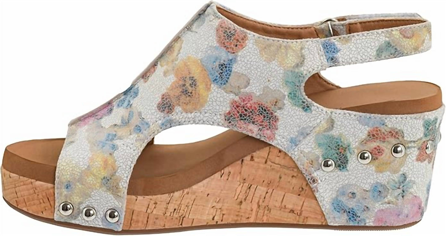 Corkys Footwear - महिलाओं के कार्ले वेज सैंडल