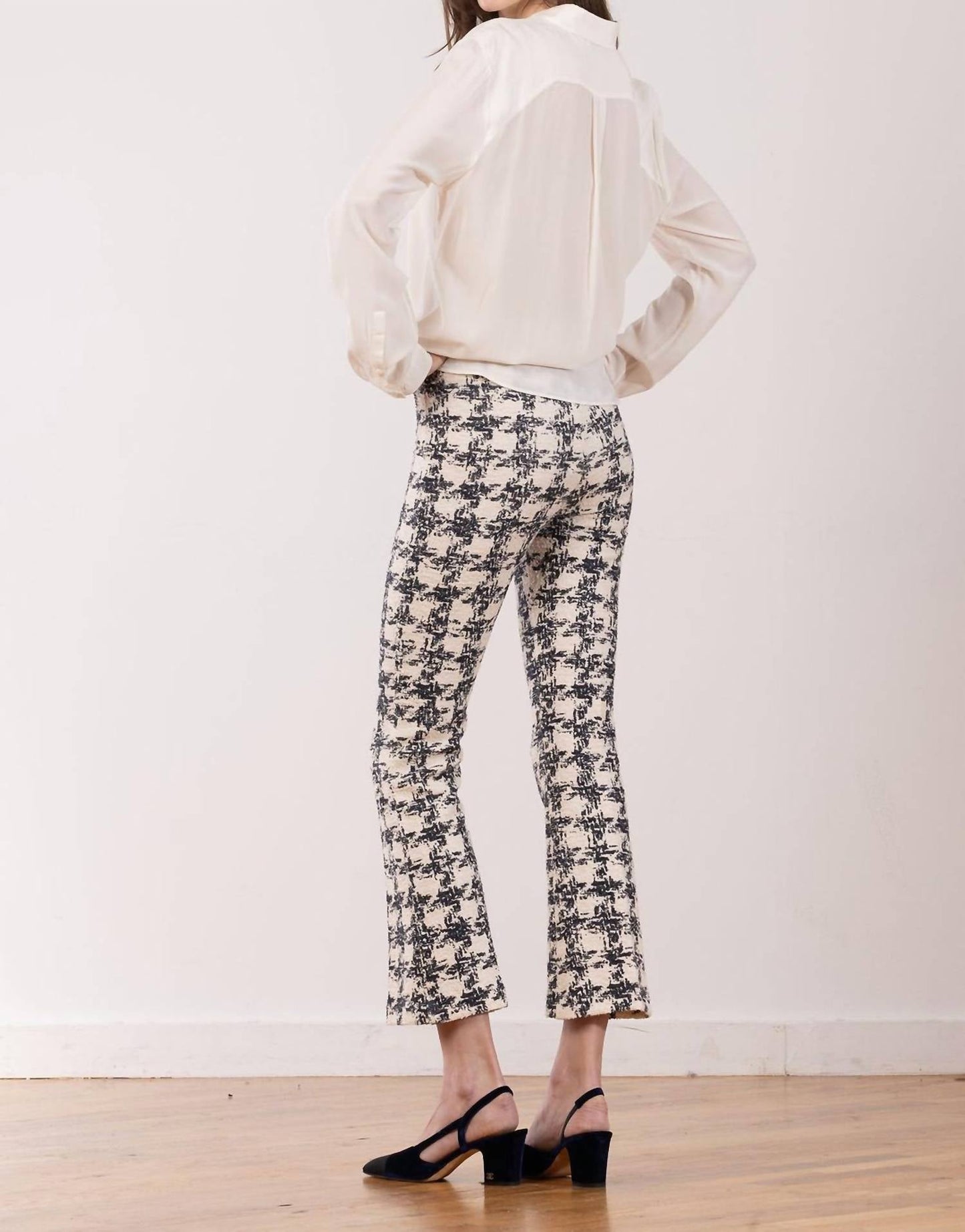 Avenue Montaigne - Houndstooth Leo Pant