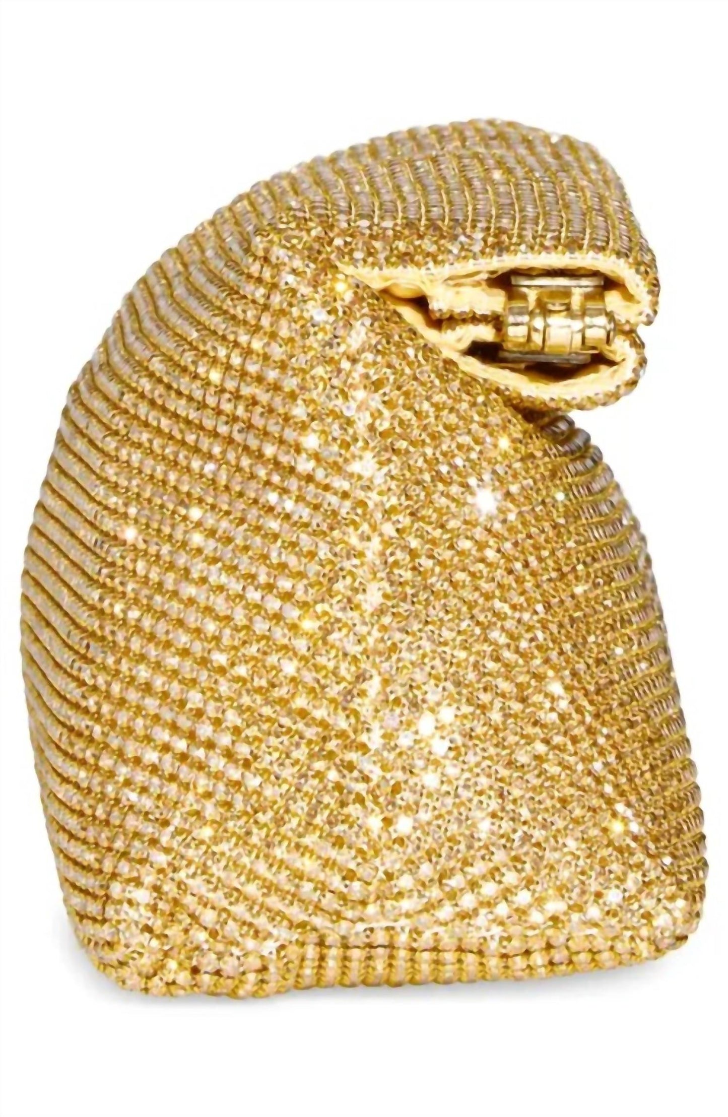 Steve Madden - Akila Crystal Mesh Foldover Clutch