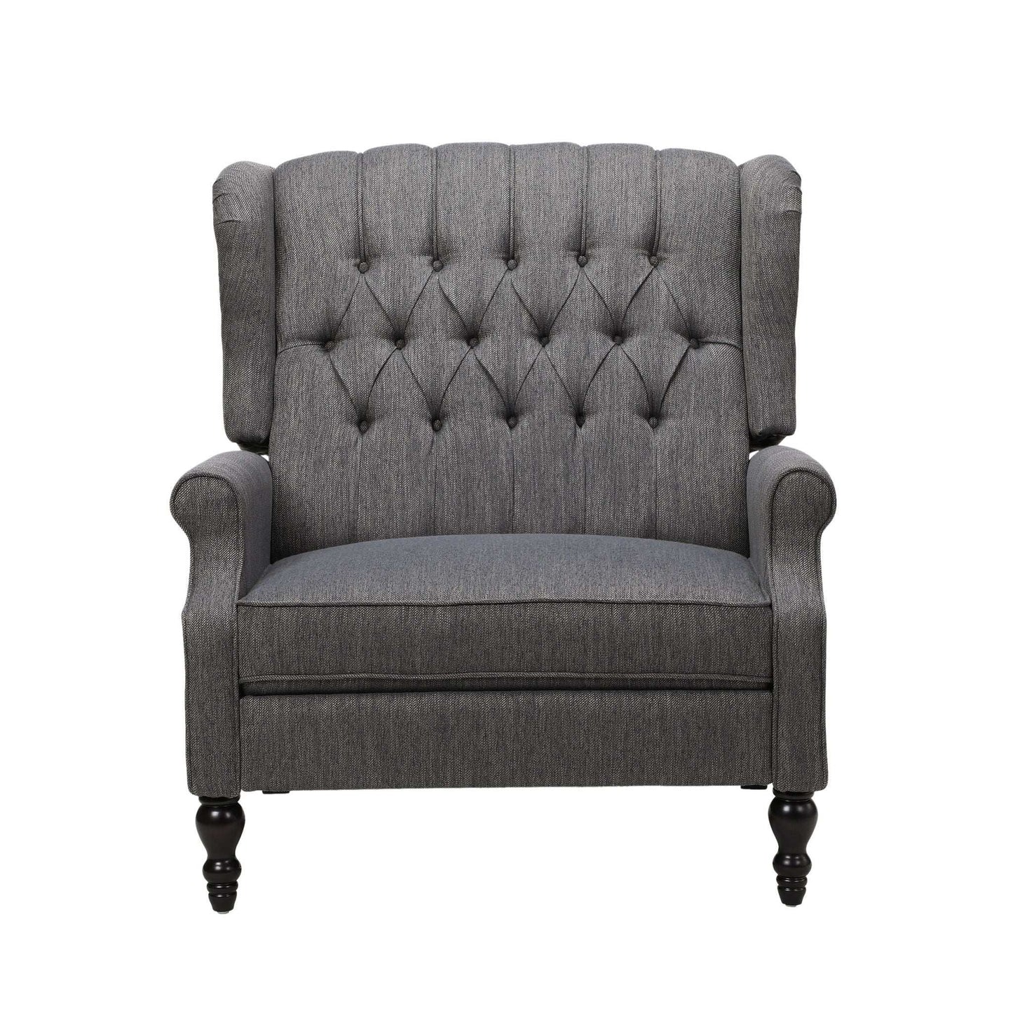 Dunham Contemporary Fabric Tufted Oversized Pushback Recliner