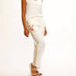 Paparazzi - Linen Blend Embroidered Wide Leg Pant